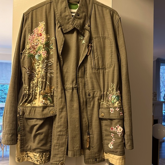 Anthropology sequin flowers jacket - Picture 1 of 4